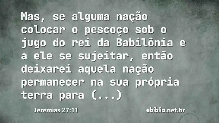 Jeremias 27:11