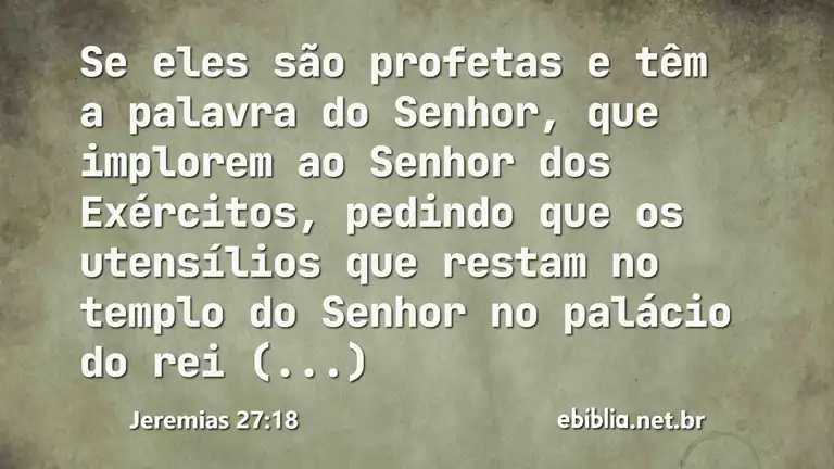 Jeremias 27:18