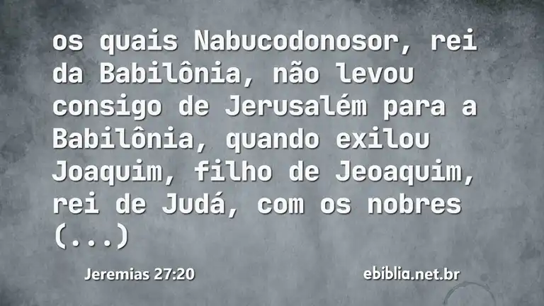 Jeremias 27:20