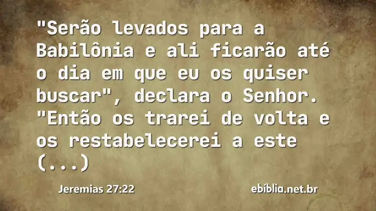 Jeremias 27:22