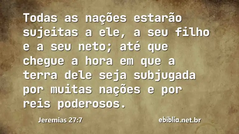 Jeremias 27:7