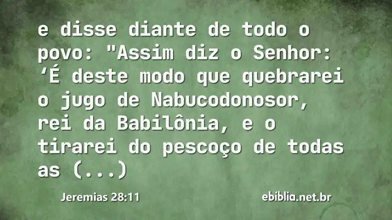 Jeremias 28:11