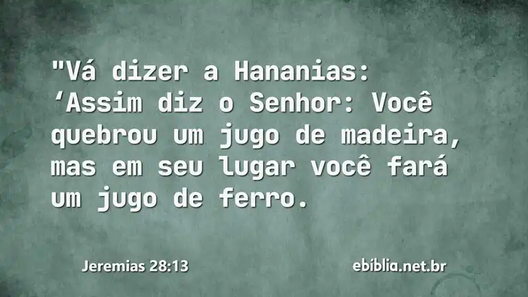 Jeremias 28:13