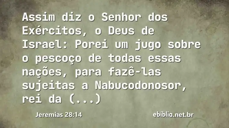 Jeremias 28:14