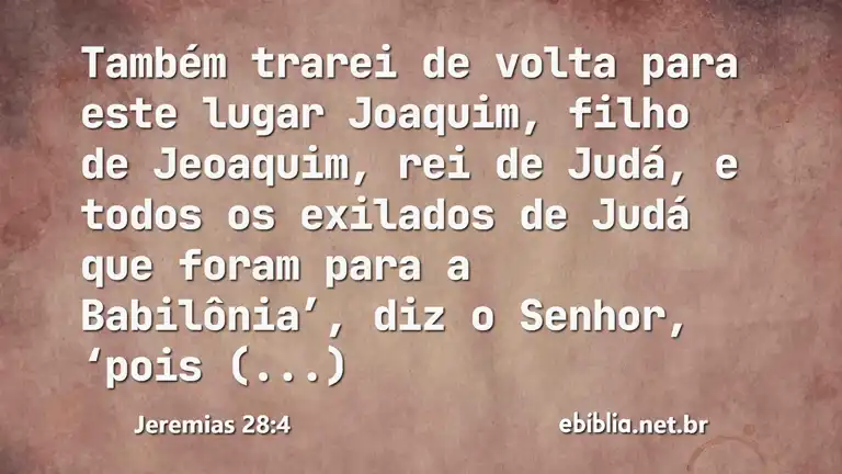 Jeremias 28:4