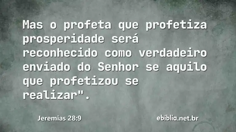 Jeremias 28:9