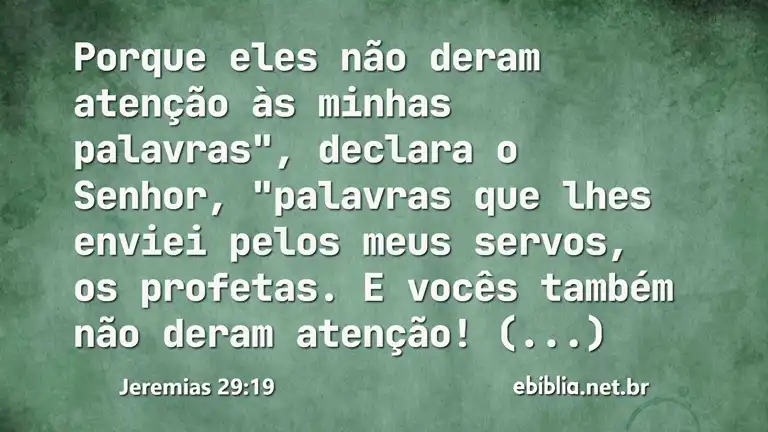 Jeremias 29:19