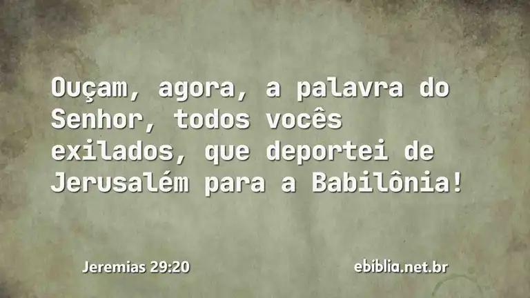 Jeremias 29:20