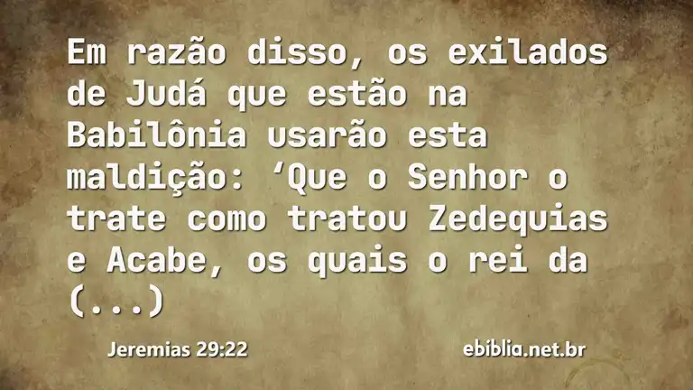 Jeremias 29:22