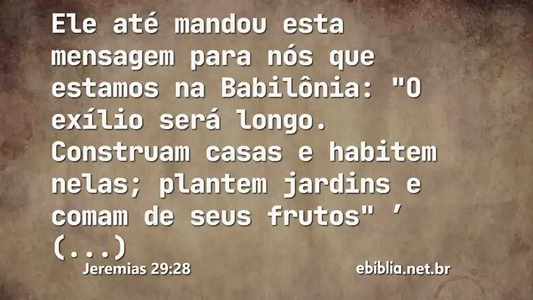 Jeremias 29:28