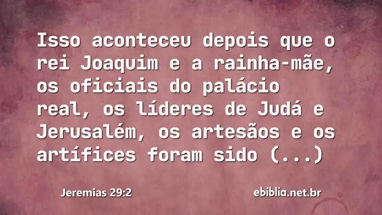 Jeremias 29:2