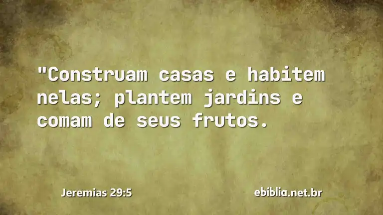 Jeremias 29:5