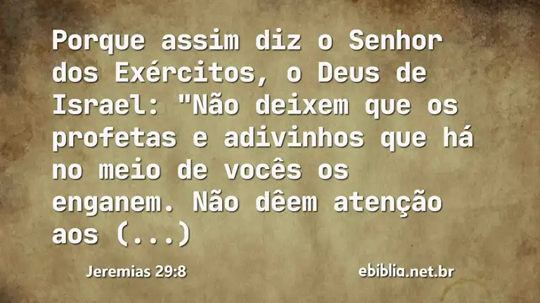 Jeremias 29:8