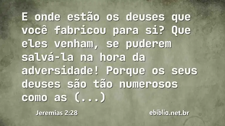 Jeremias 2:28