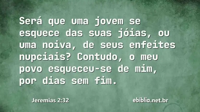 Jeremias 2:32