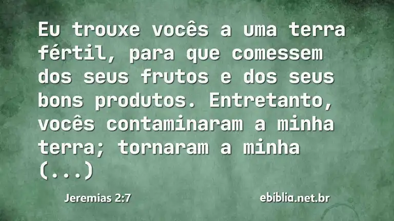 Jeremias 2:7