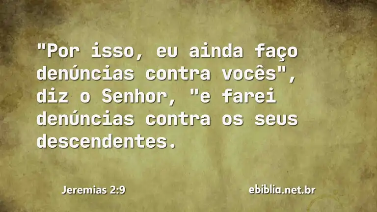 Jeremias 2:9