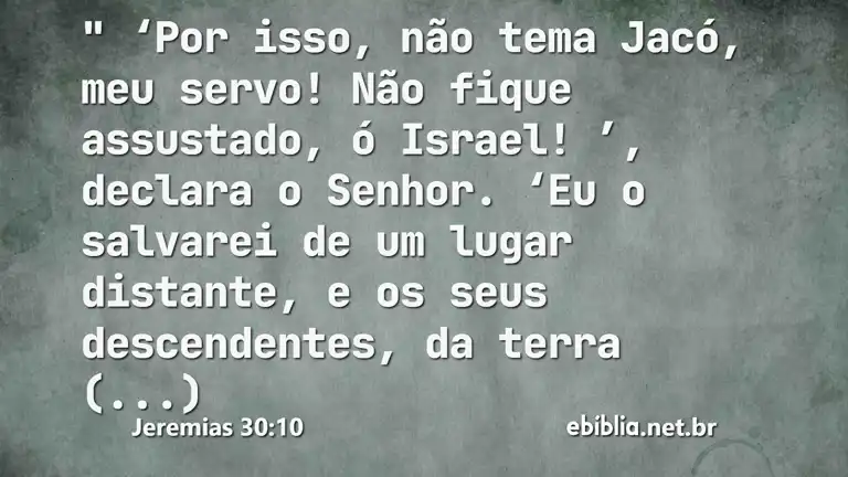 Jeremias 30:10