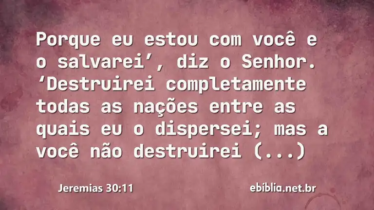 Jeremias 30:11