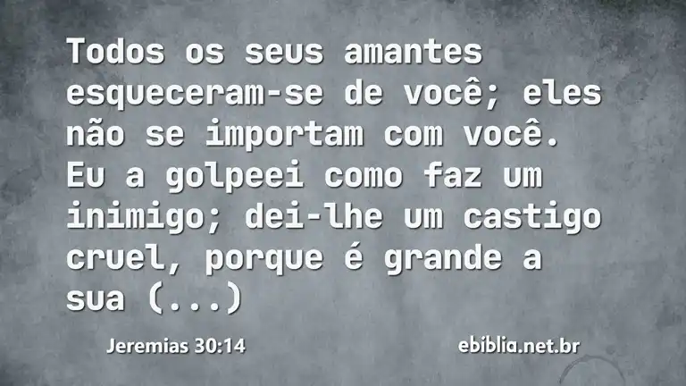 Jeremias 30:14