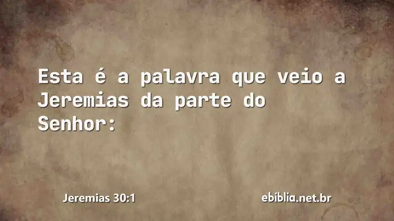 Jeremias 30:1