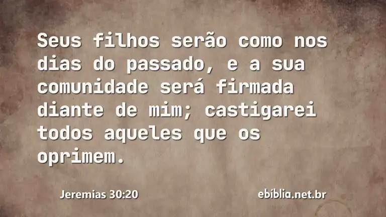 Jeremias 30:20