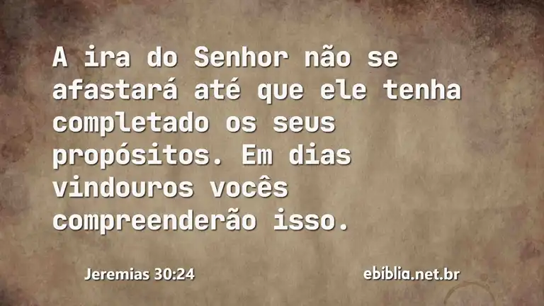 Jeremias 30:24