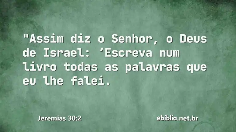 Jeremias 30:2