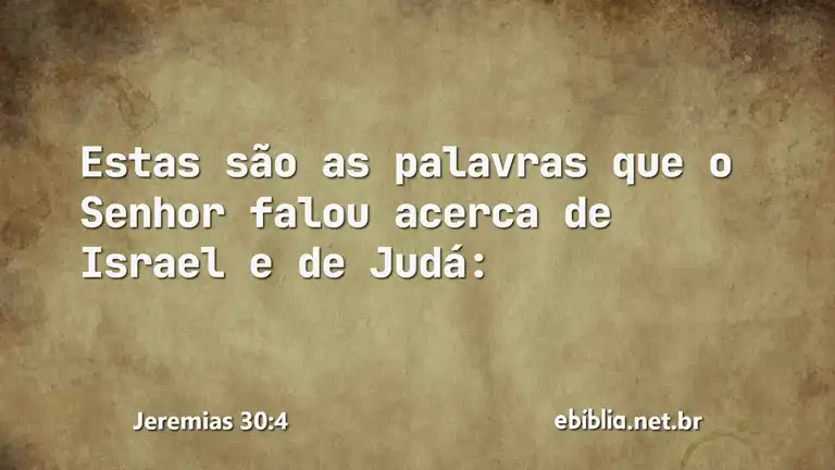 Jeremias 30:4