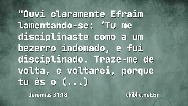 Jeremias 31:18