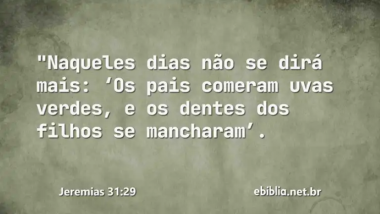 Jeremias 31:29