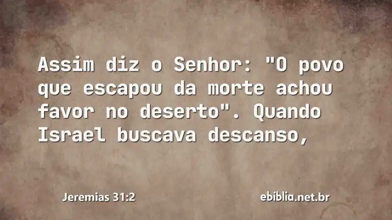 Jeremias 31:2