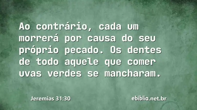 Jeremias 31:30