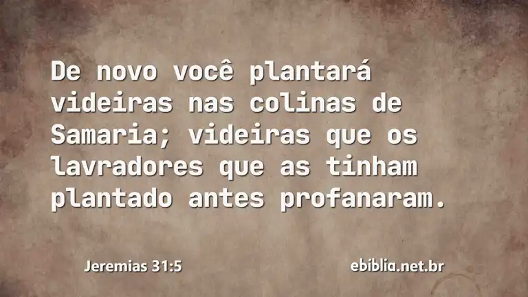 Jeremias 31:5