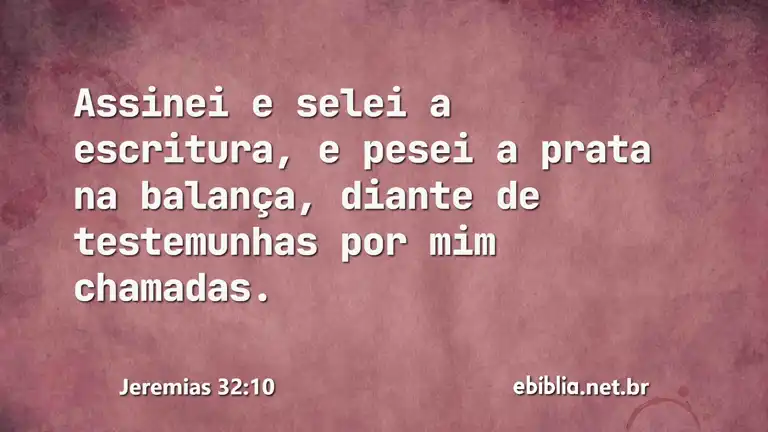 Jeremias 32:10