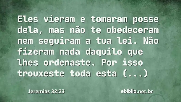 Jeremias 32:23