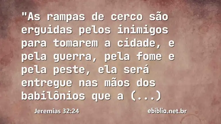 Jeremias 32:24