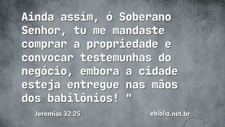 Jeremias 32:25