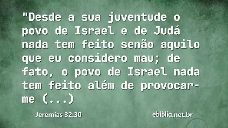 Jeremias 32:30