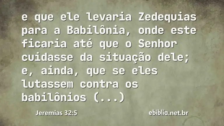 Jeremias 32:5