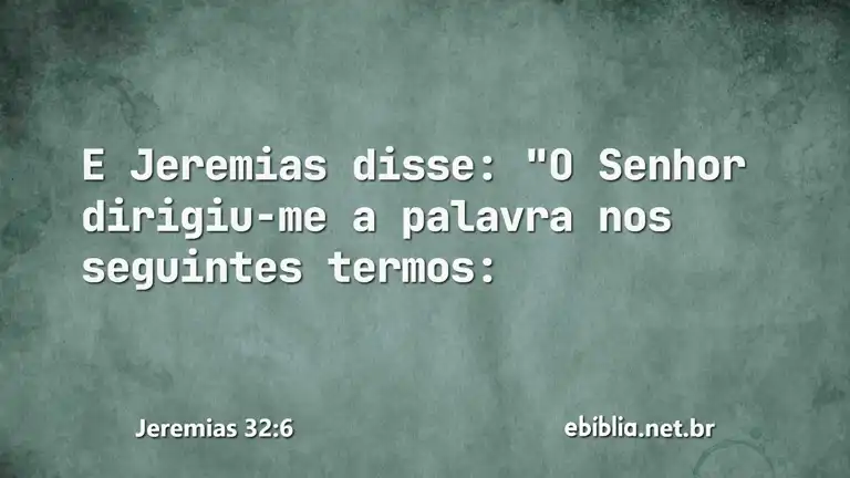 Jeremias 32:6