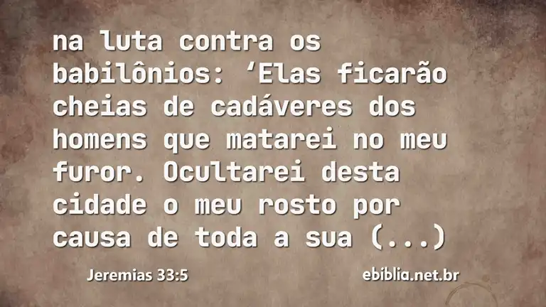 Jeremias 33:5