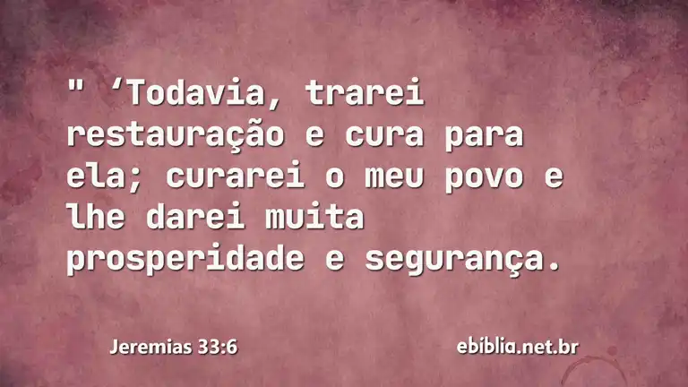 Jeremias 33:6