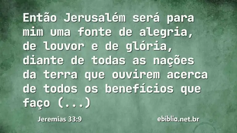 Jeremias 33:9