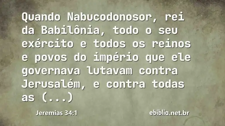 Jeremias 34:1