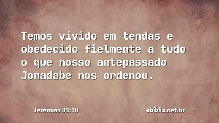 Jeremias 35:10