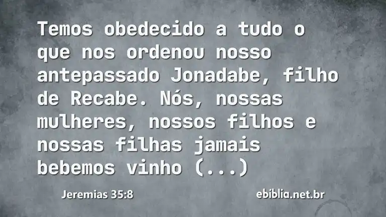 Jeremias 35:8