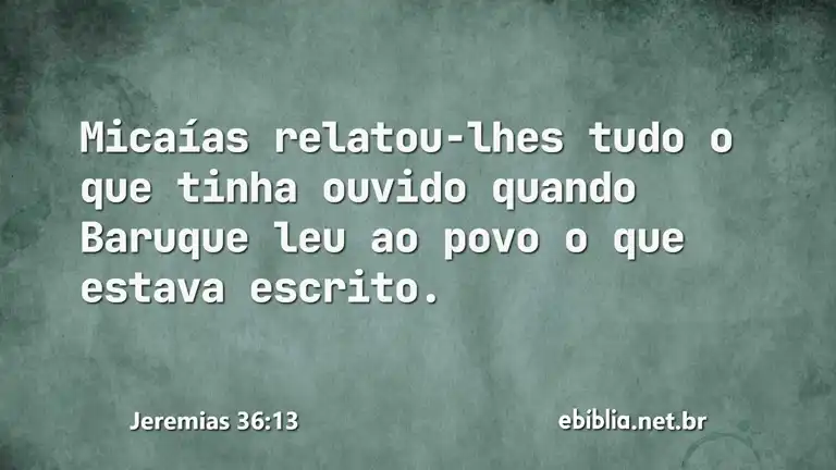 Jeremias 36:13