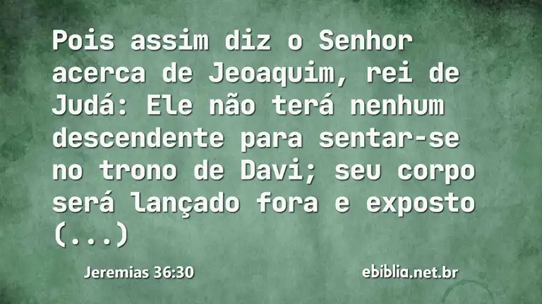 Jeremias 36:30