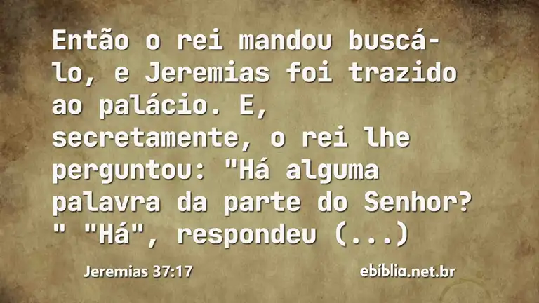 Jeremias 37:17